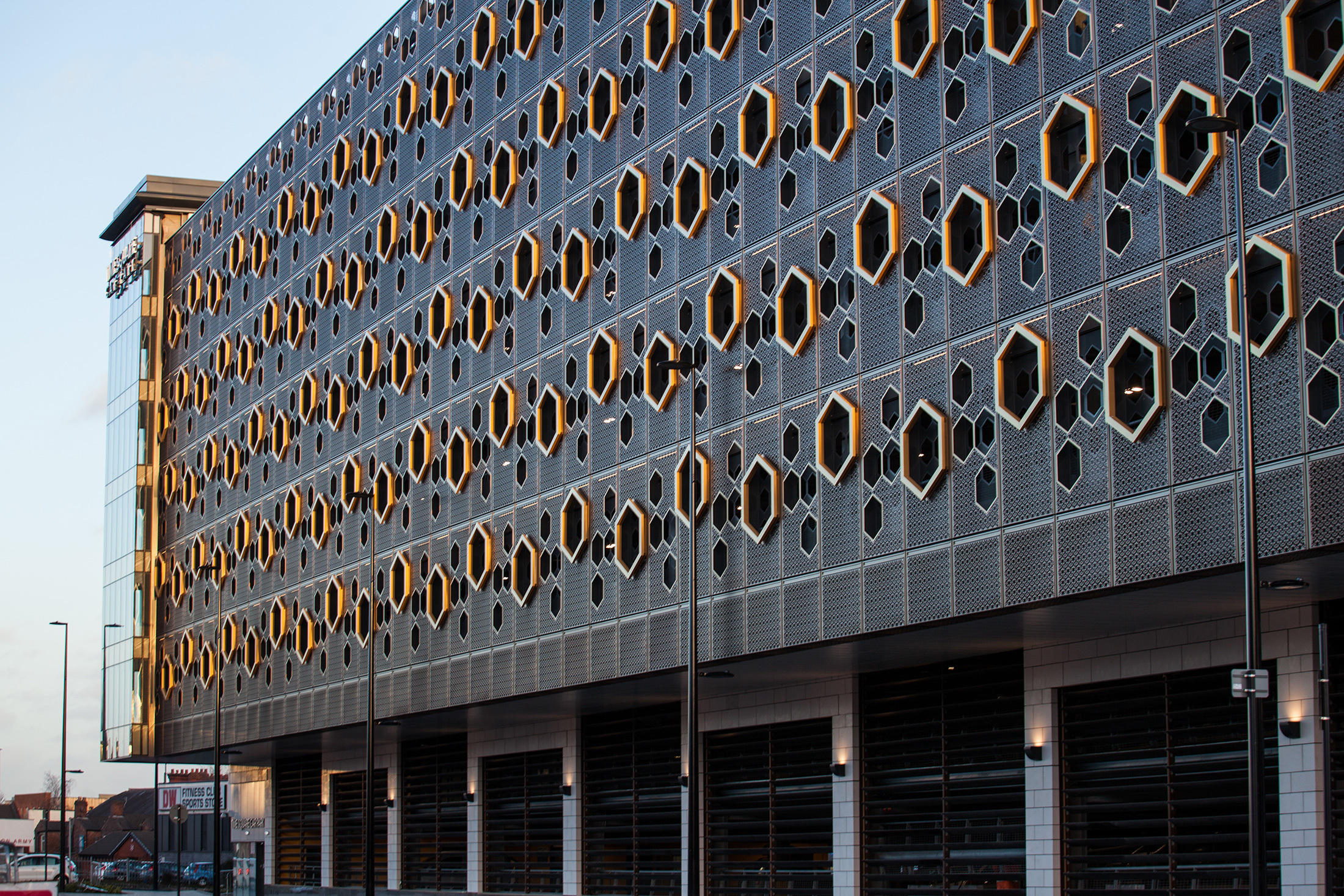 MSCP Time Square, Bridge Street Multistorey car park, Warrington, England by RMIG City Emotion