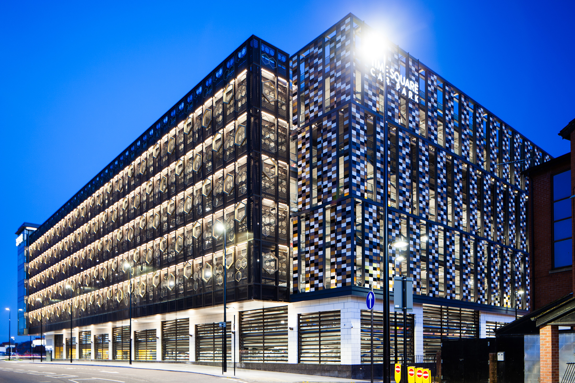 MSCP Time Square, Bridge Street Multistorey car park, Warrington, England by RMIG City Emotion