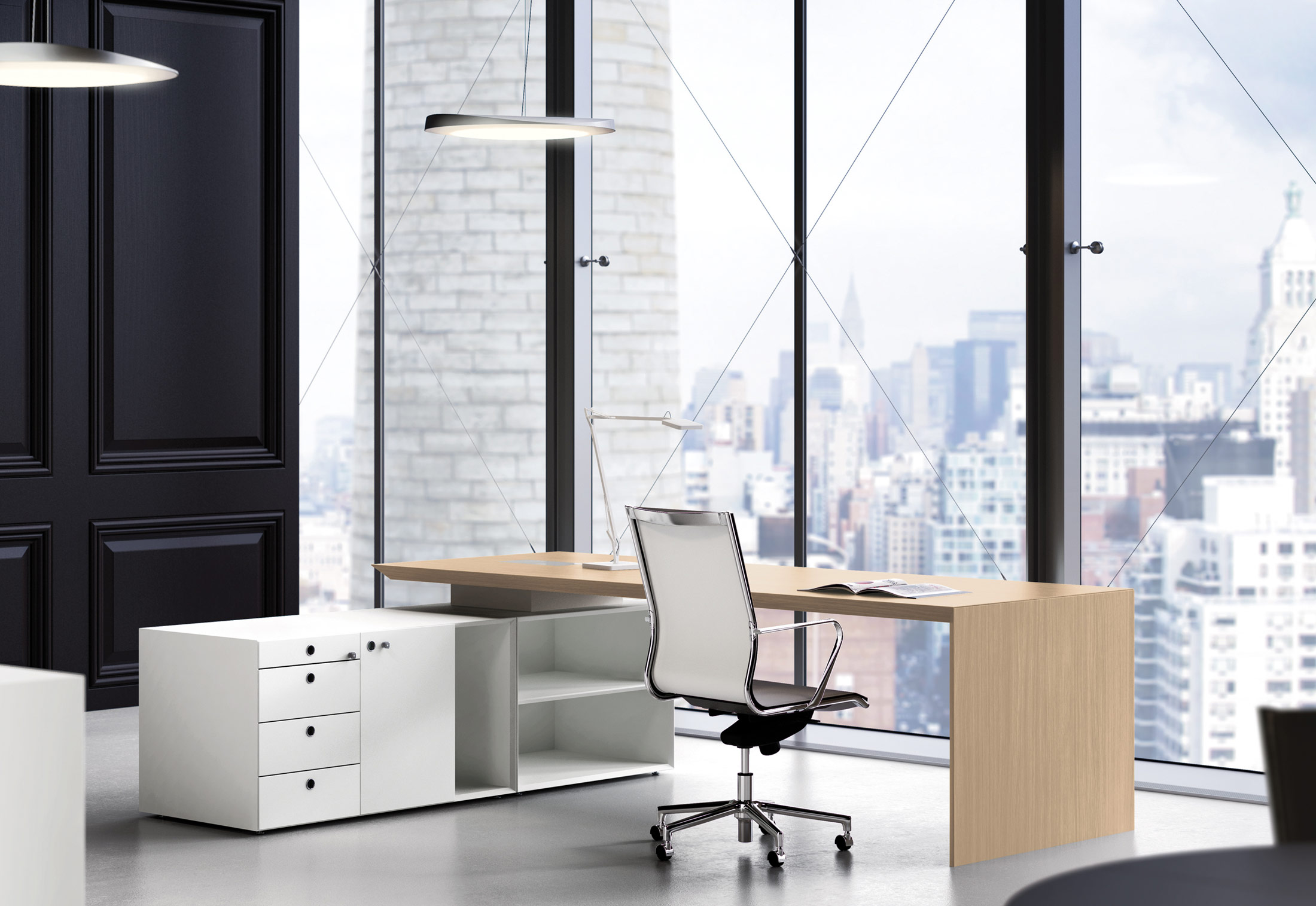 contract f form Fantoni STYLEPARK desk Multipliceo   by system working