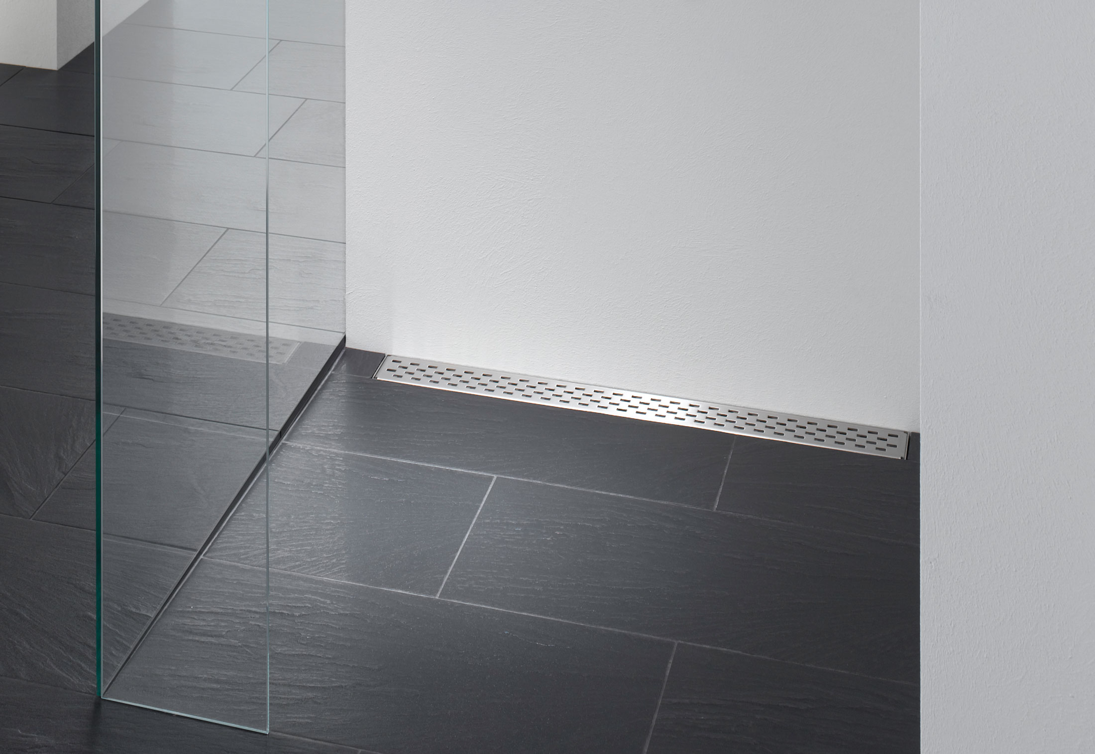 Floorlevel shower system Poresta Limit S by illbruck STYLEPARK