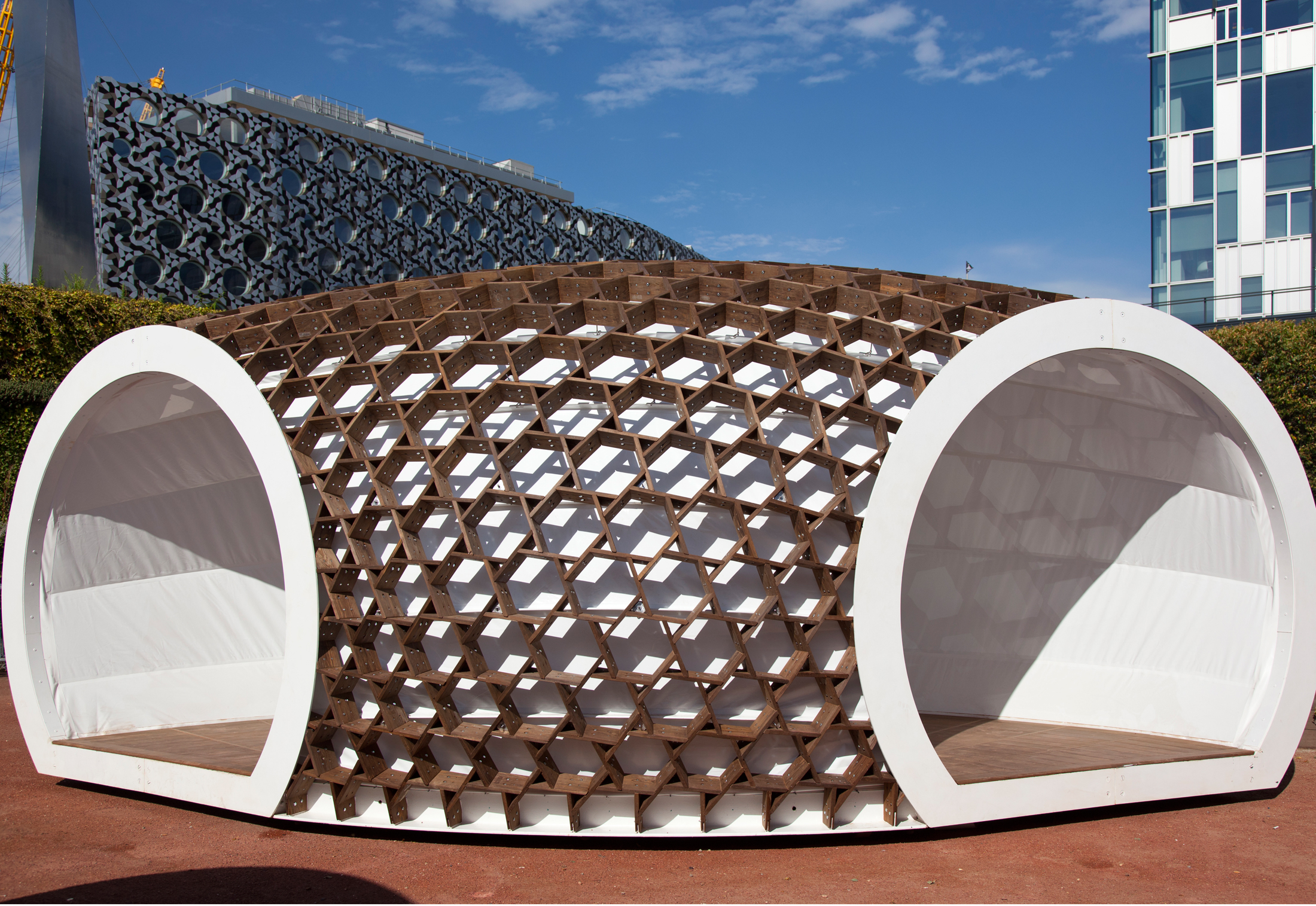 kreod pavillion by kebony stylepark