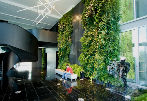 Indoor Wall, Natura Towers by Vertical Garden Design  STYLEPARK