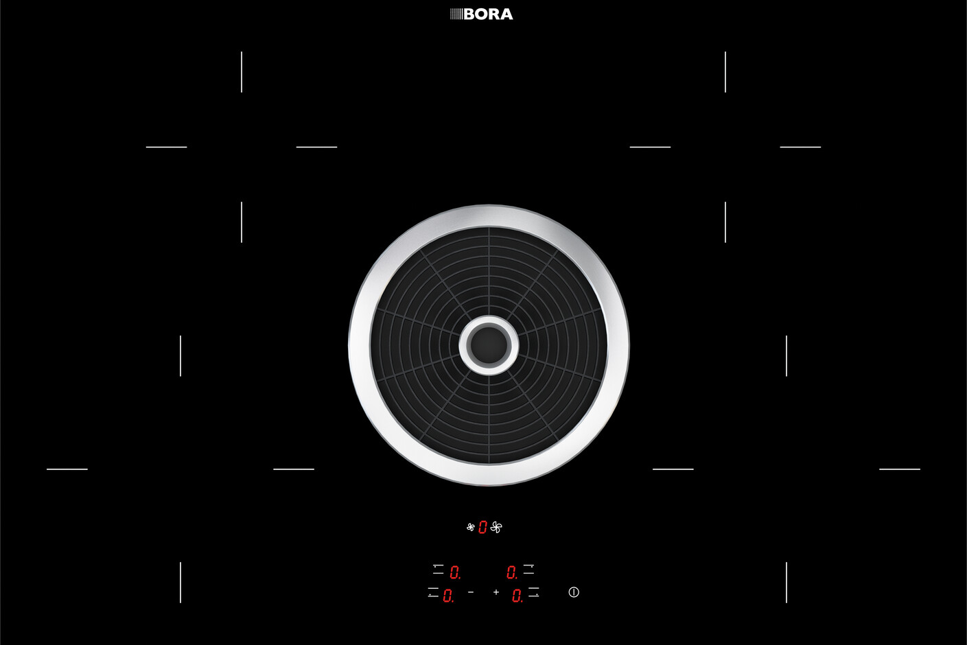 BORA Basic Hyper glass ceramic cooktop with integrated cooktop ...