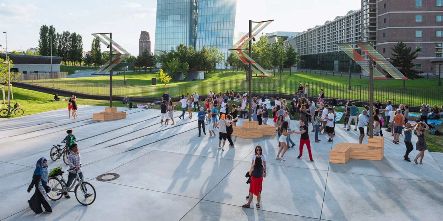 Sunbeams for the cityscape