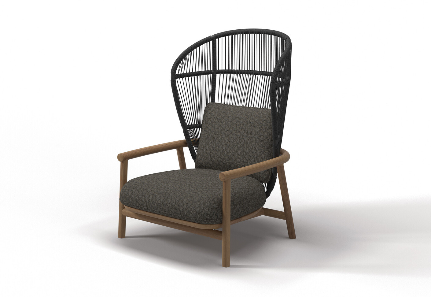 Fern high back lounge chair by Gloster Furniture STYLEPARK