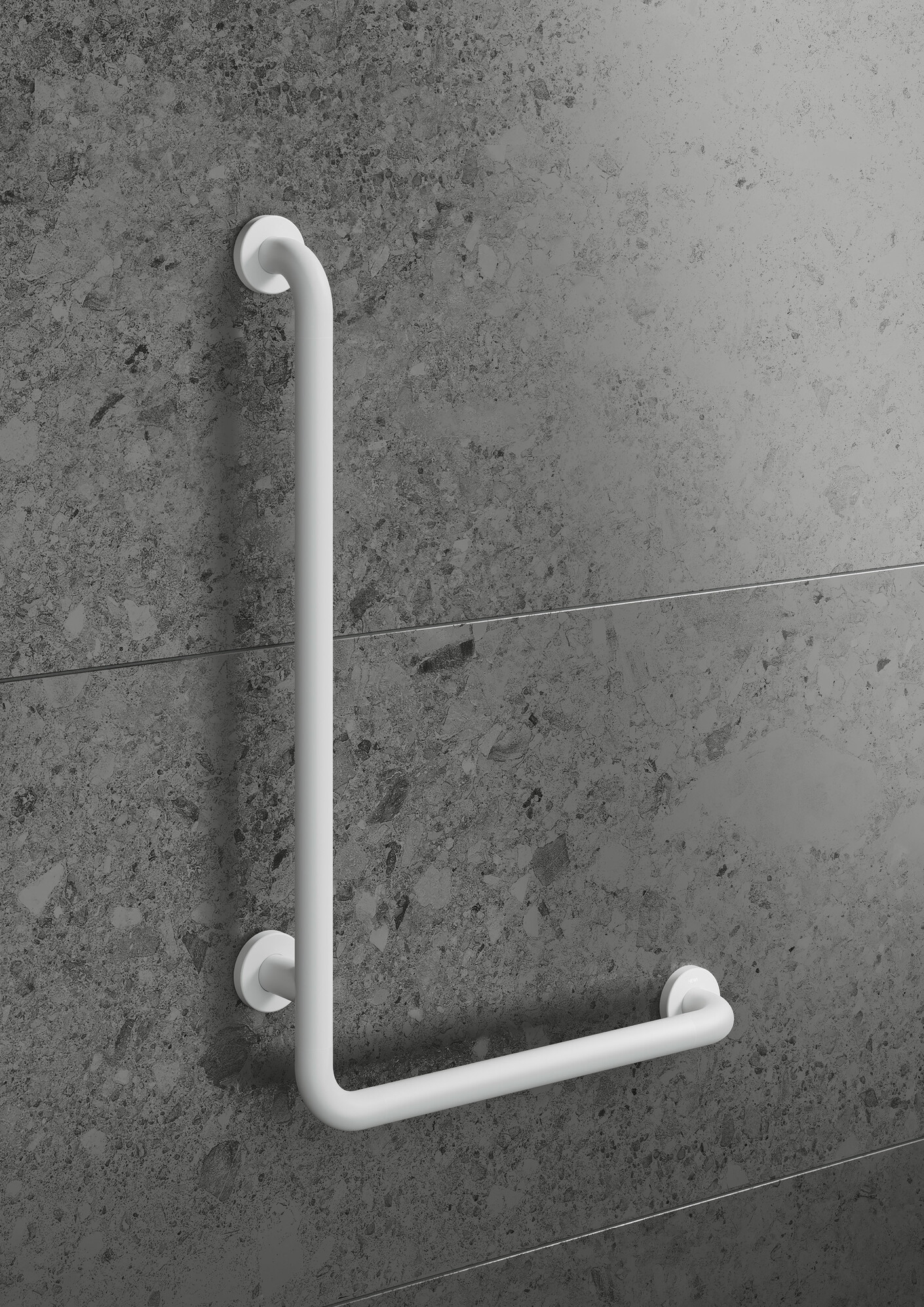 L-shaped support rail