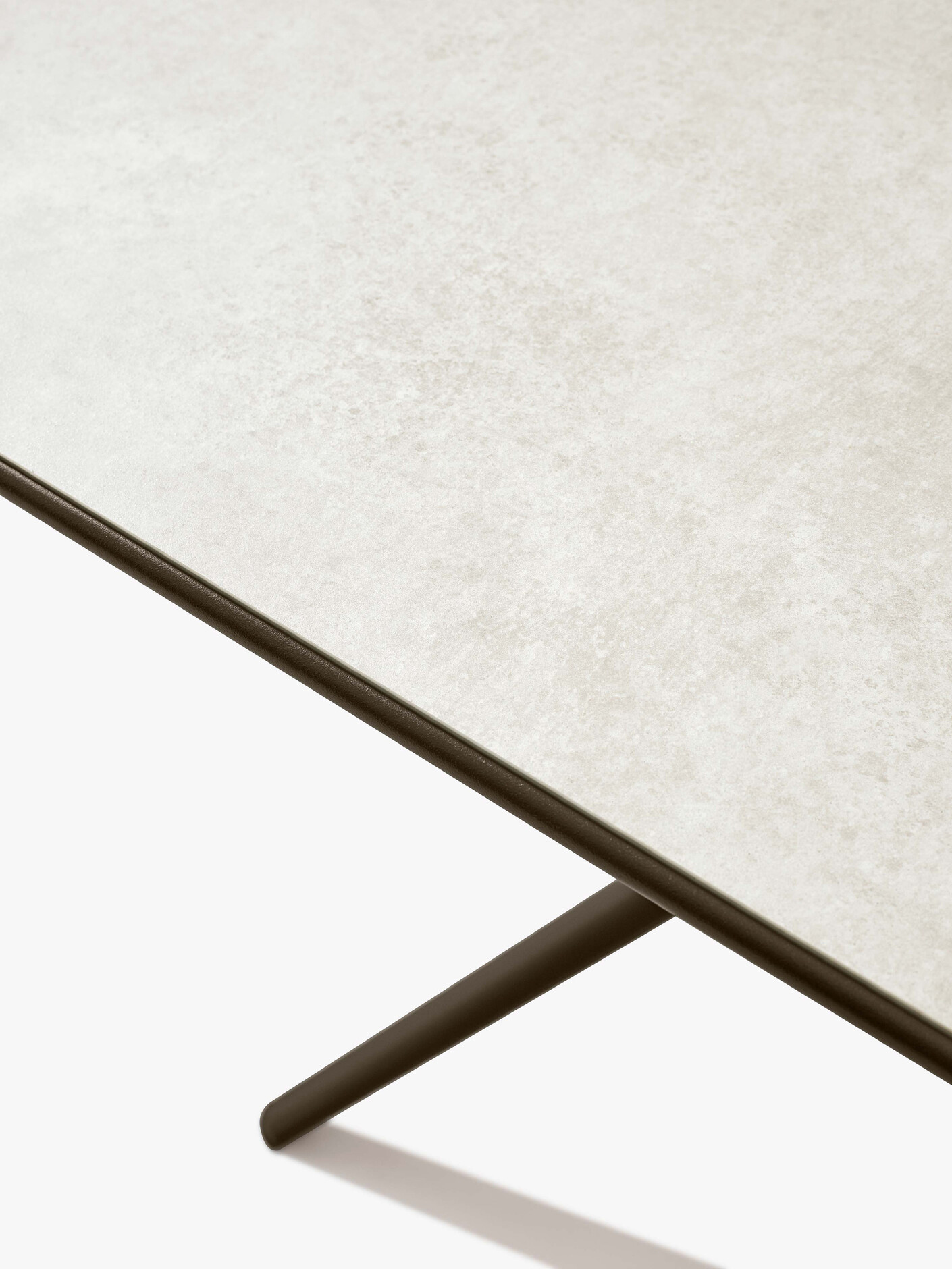 Moai table stoneware