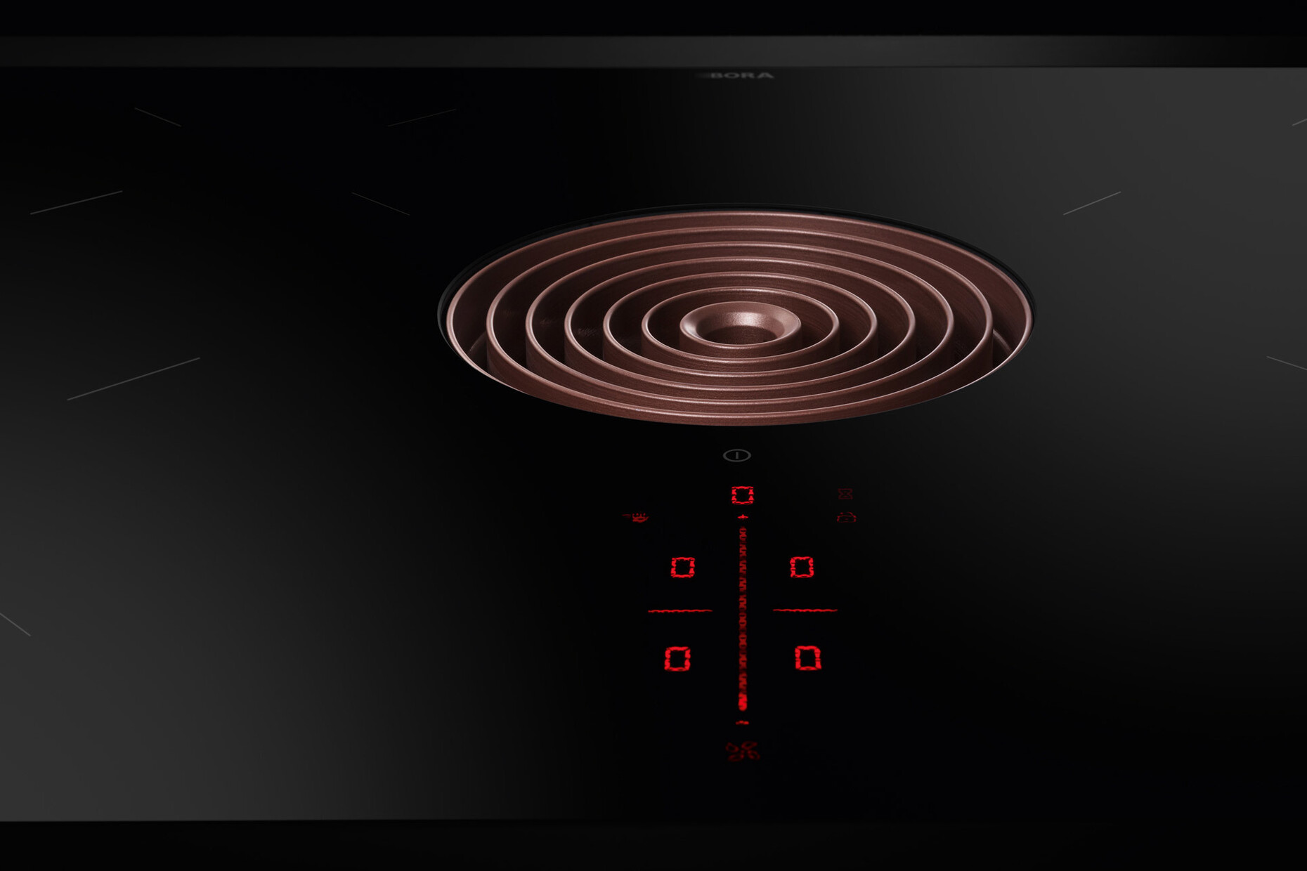 BORA Pure -Induction glass ceramic cooktop with integrated cooktop ...