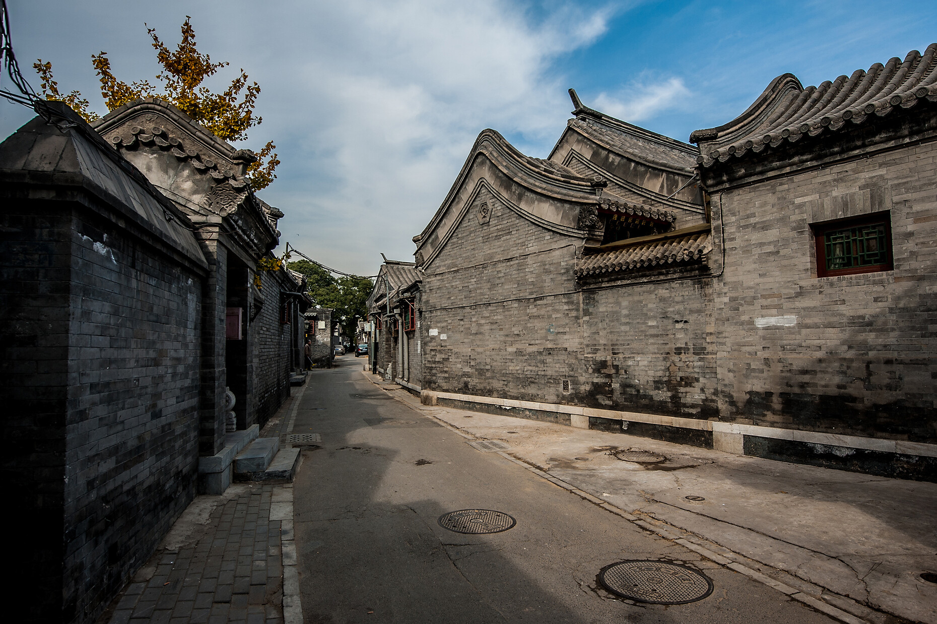 Hutong street view in Baitasi, Beijing, Beijing Design Week 2016