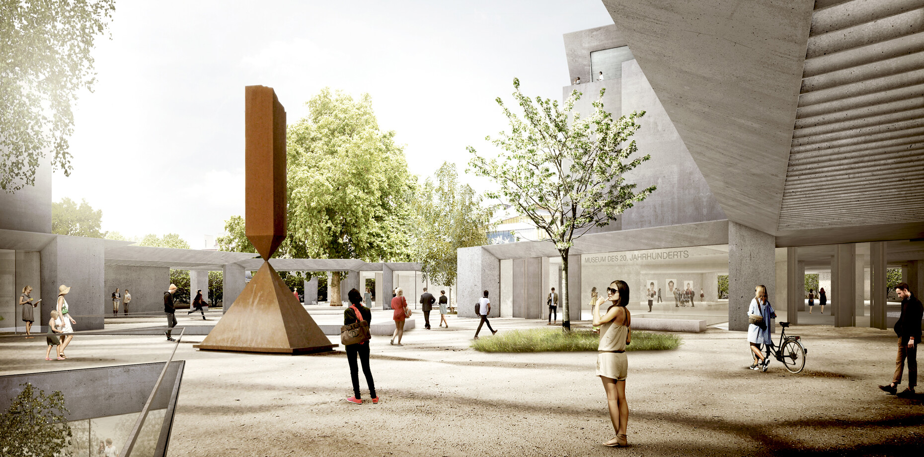 Museum des 20. Jahrhunderts Berlin, Wettbewerbsentwurf Staab