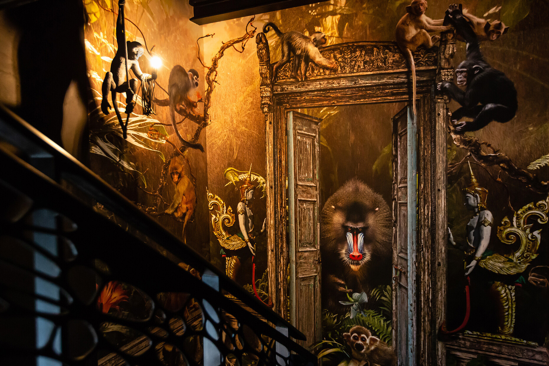 Boutique Hotel K7, staircase, jungle