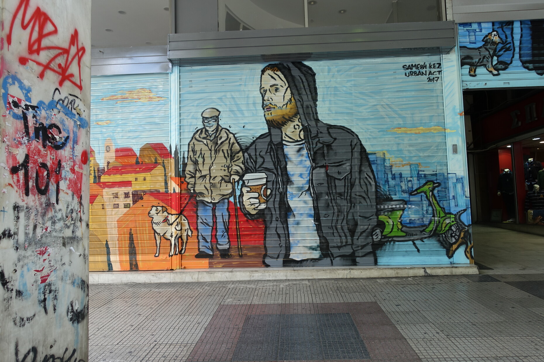 Graffiti, Athen, 2017