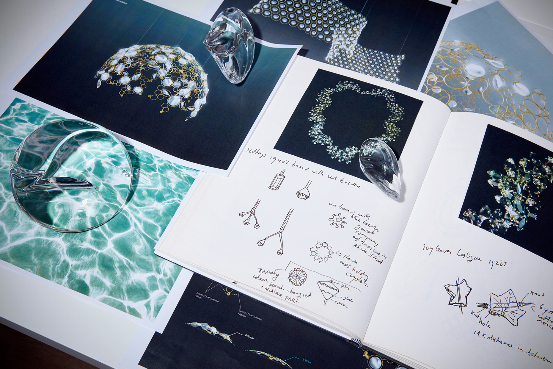 Inspiration found Tord Boontje in nature and in the archive of Swarovski in Wattens.