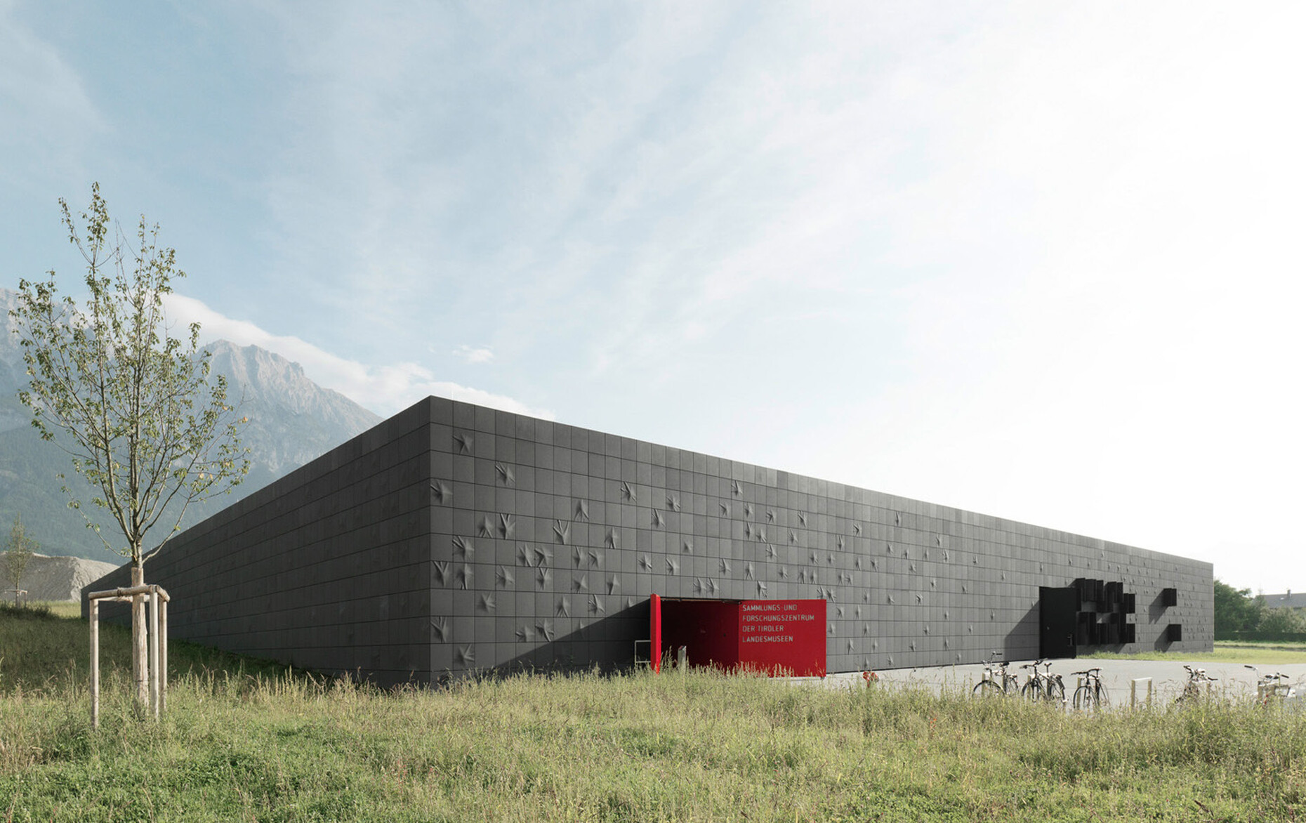 The glass fiber concrete of Rieder does not have to be polished or painted in more than 50 years and is not flammable.