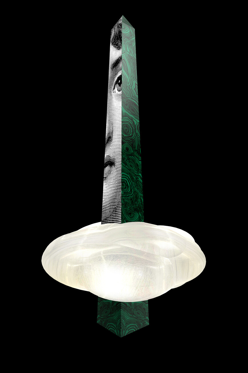 Salone Del Mobile 2018 Wonderglass Throug The Clouds Fornasetti