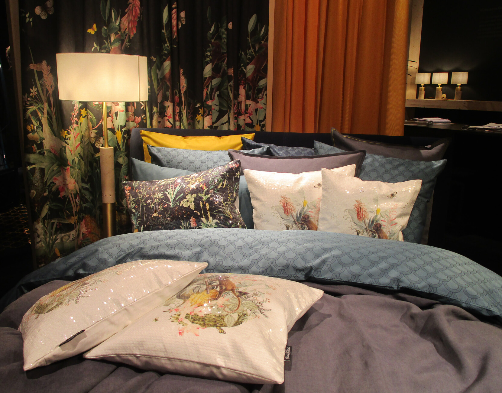 Getting the highlights right also requires skill: Gentle fan-like patterns are better ambassadors of sophistication than sequined pillows.