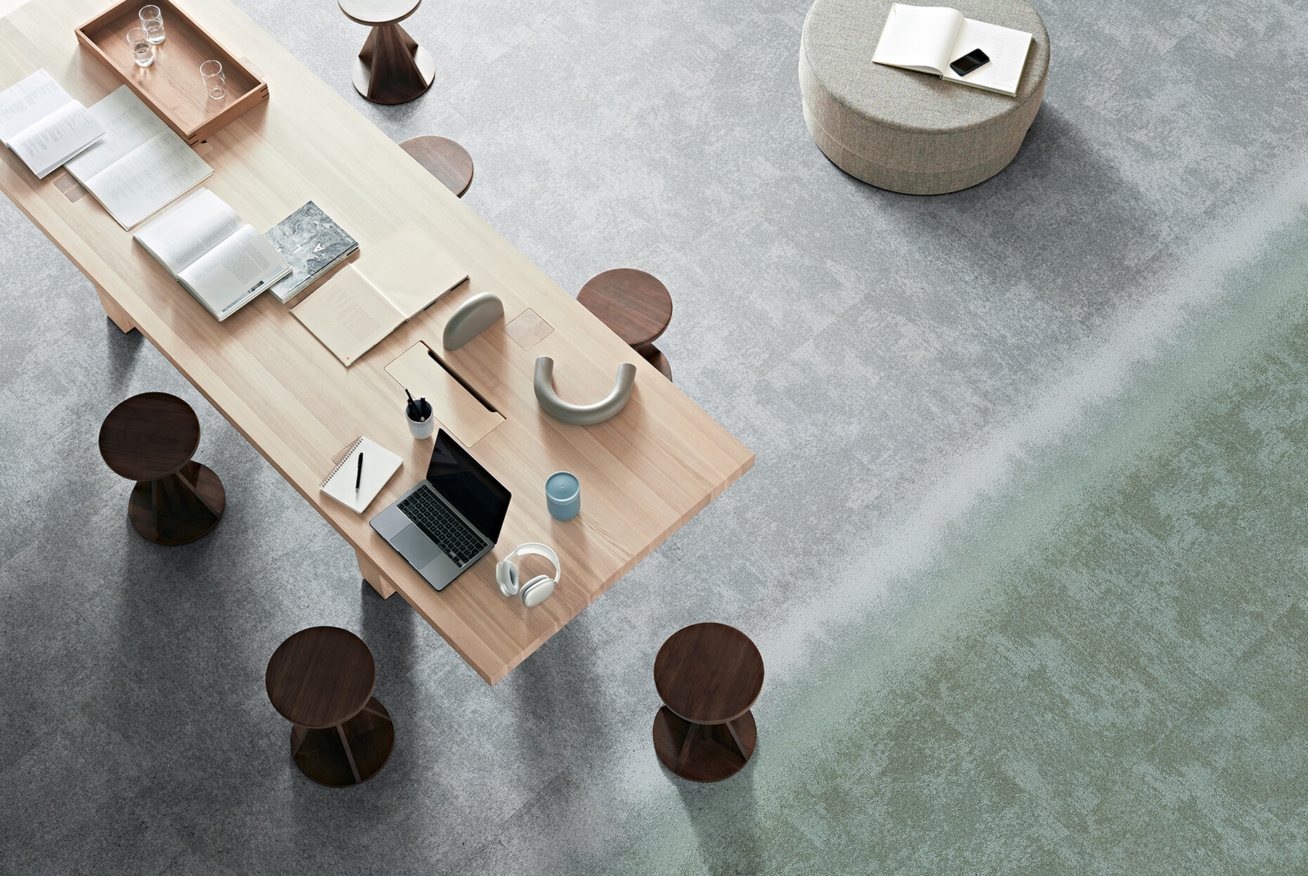 Interface 2023 New carpet tile collection Connected Ethos STYLEPARK