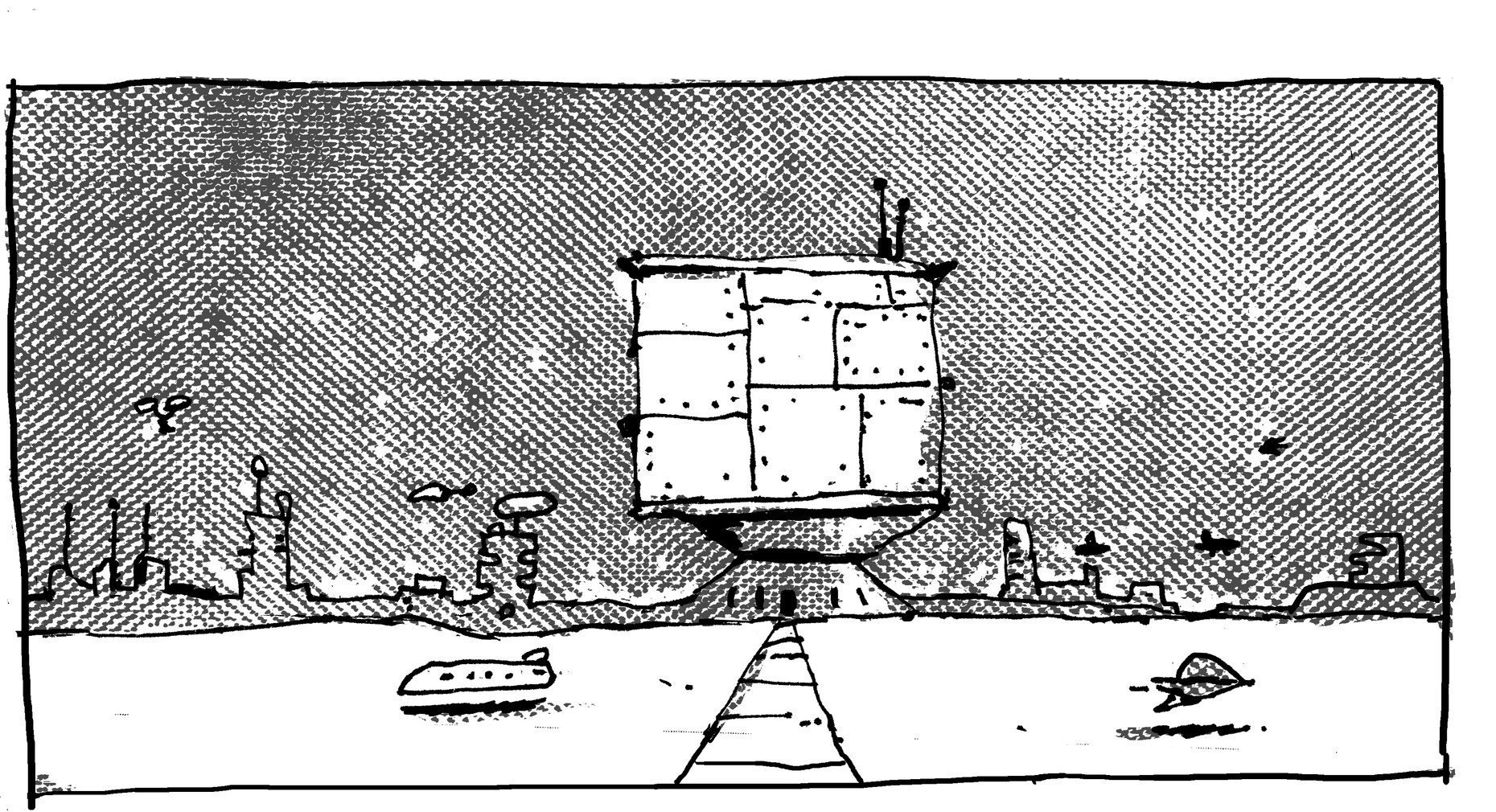 Die Behörde mitsamt psychiatrischer Praxis lag zwischen Technokratien und Kulturien.