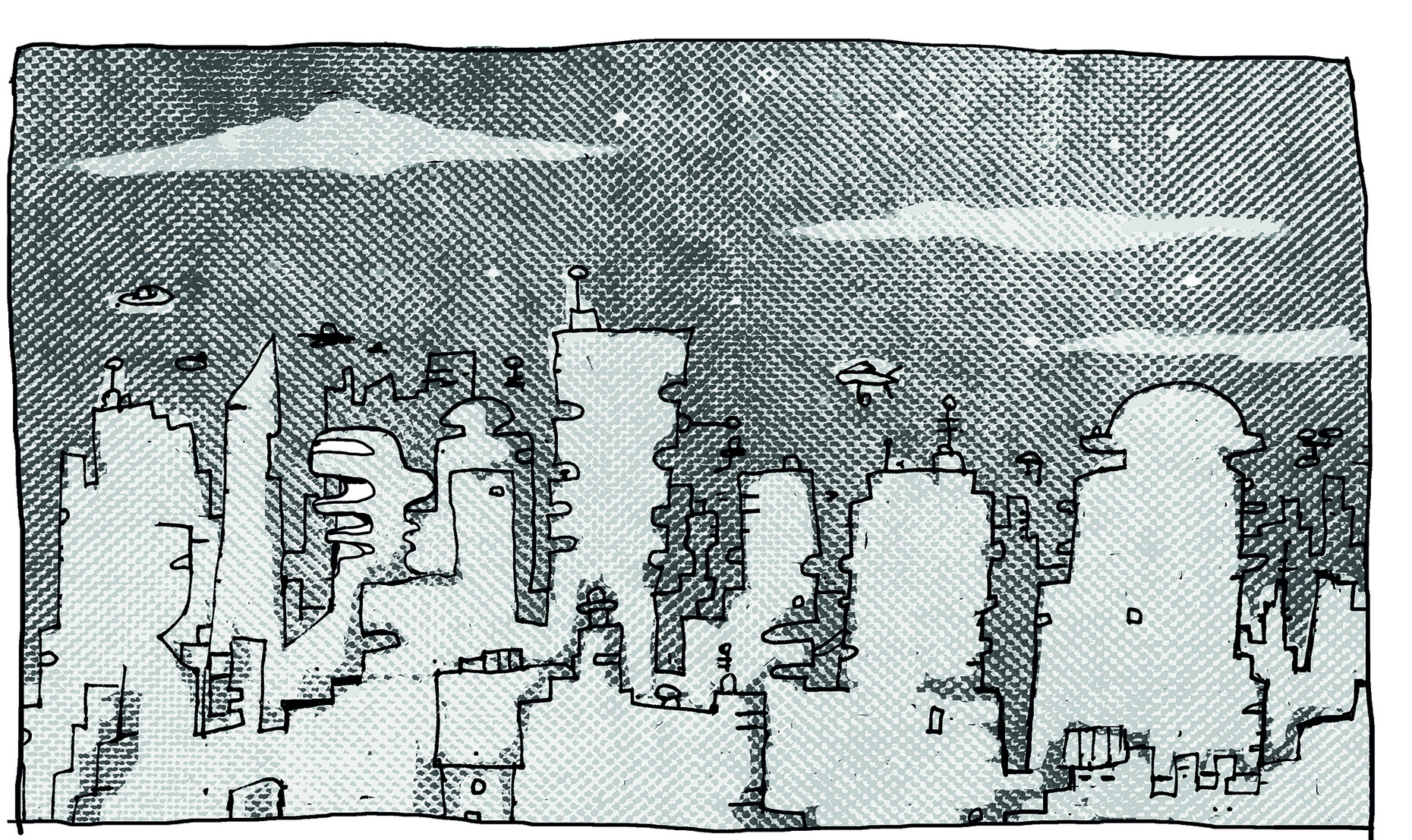 Karl Friedrich wuchs ein einer Stadt ohne Fenster auf, in der jede Erledigung von Maschinen übernommen wurde.