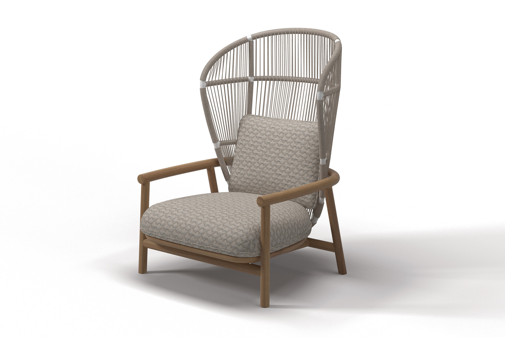 Fern high back lounge chair by Gloster Furniture STYLEPARK