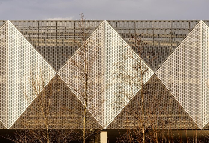 Perforated Facade Multi Story Car Park 3