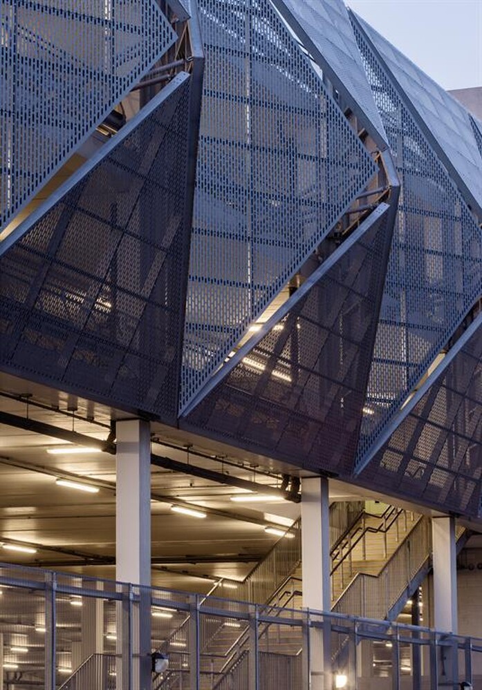 Perforated Facade Multi Story Car Park 5