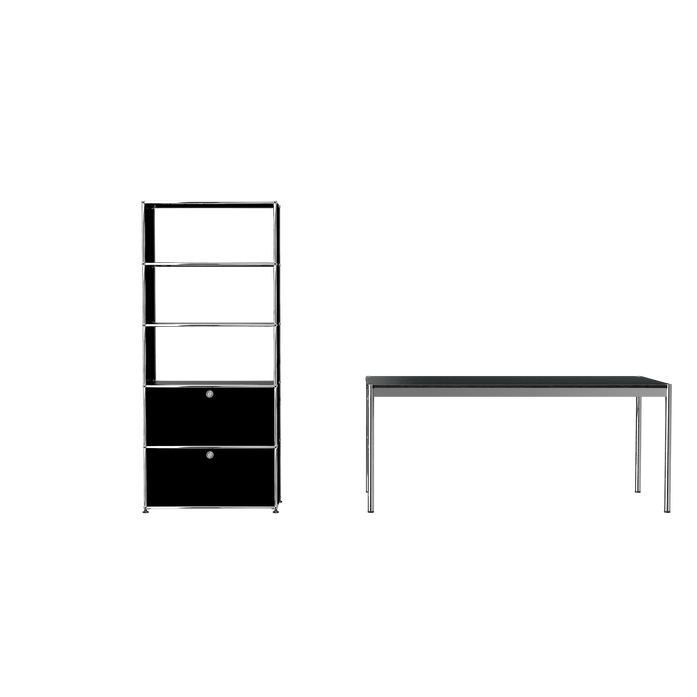 Usm Home Office 04 Graphitschwarz