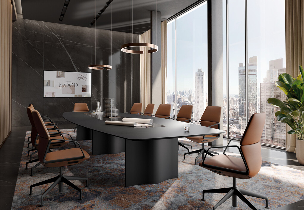 Brunner: New ‘wave’ table collection is versatile in use | STYLEPARK