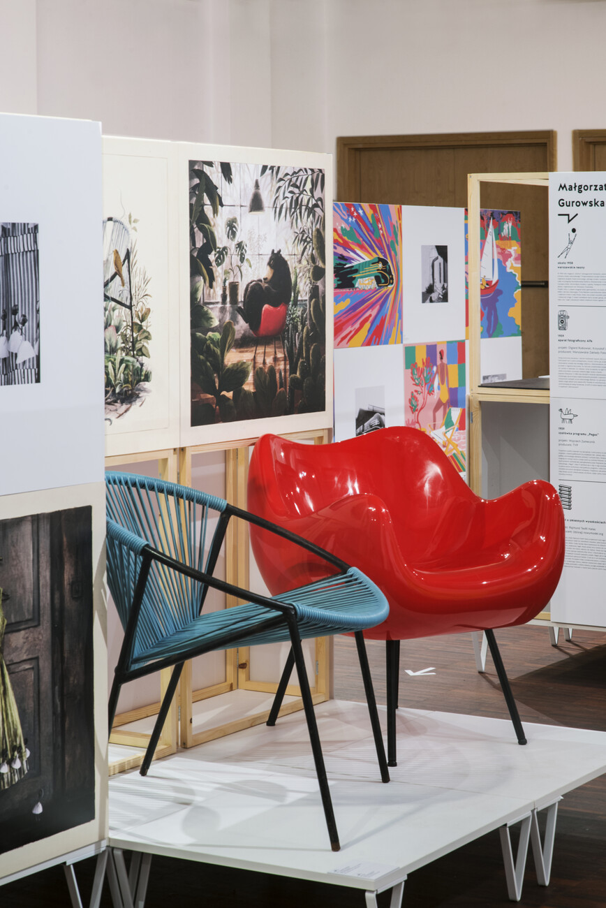 Not to be forgotten in the “ABCs of Polish Design”: Teresa Kruszewska’s 1958 outdoor armchair with its steel frame, and “RM58”, dating from the same year and designed by Roman Modzelewski: the organic shape and fiberglass-reinforced polyester covers were quite unprecedented back then.