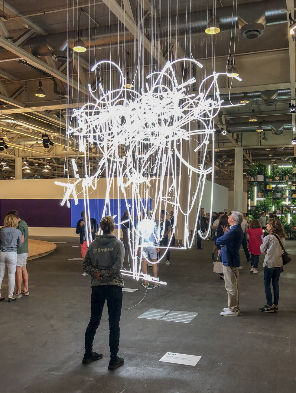 Cerith Wyn Evans Neon Forms After Noh I 2015 Art Basel 2018 Stylepark