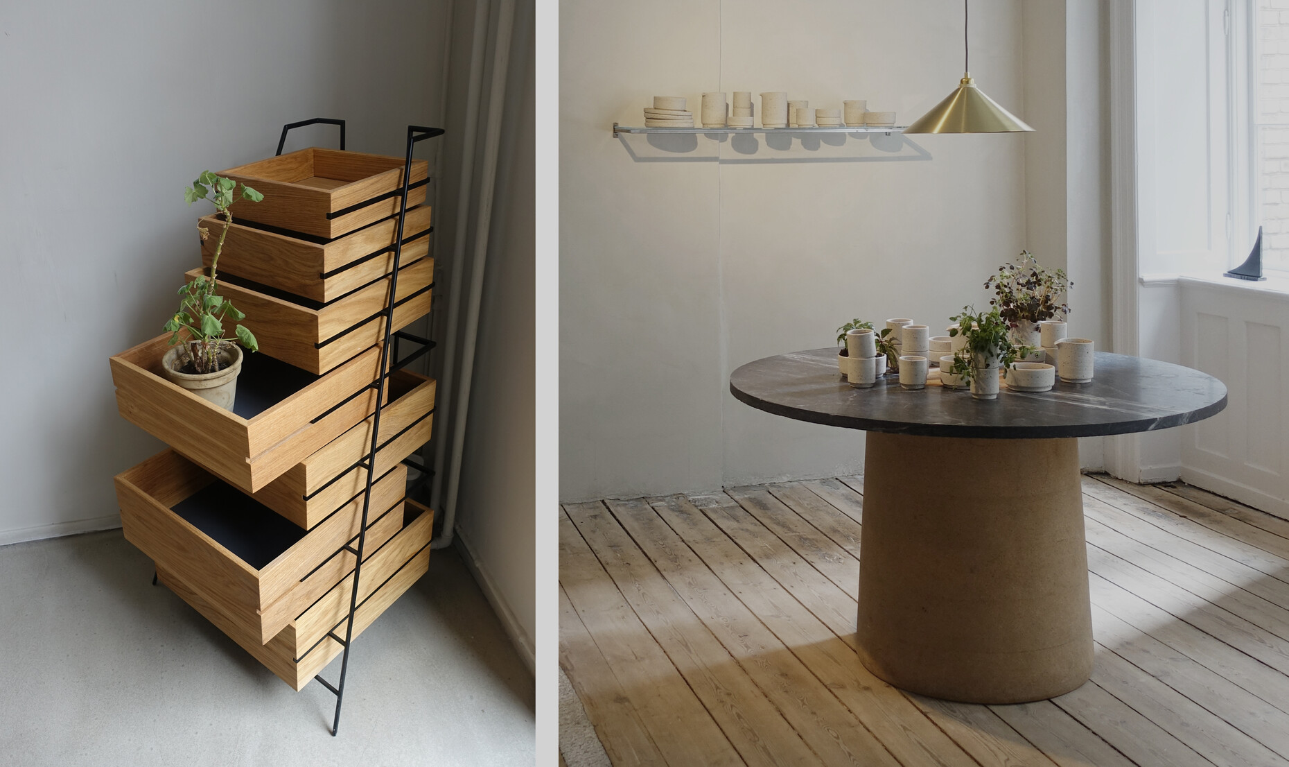 Designstudio FRAMA Products on display