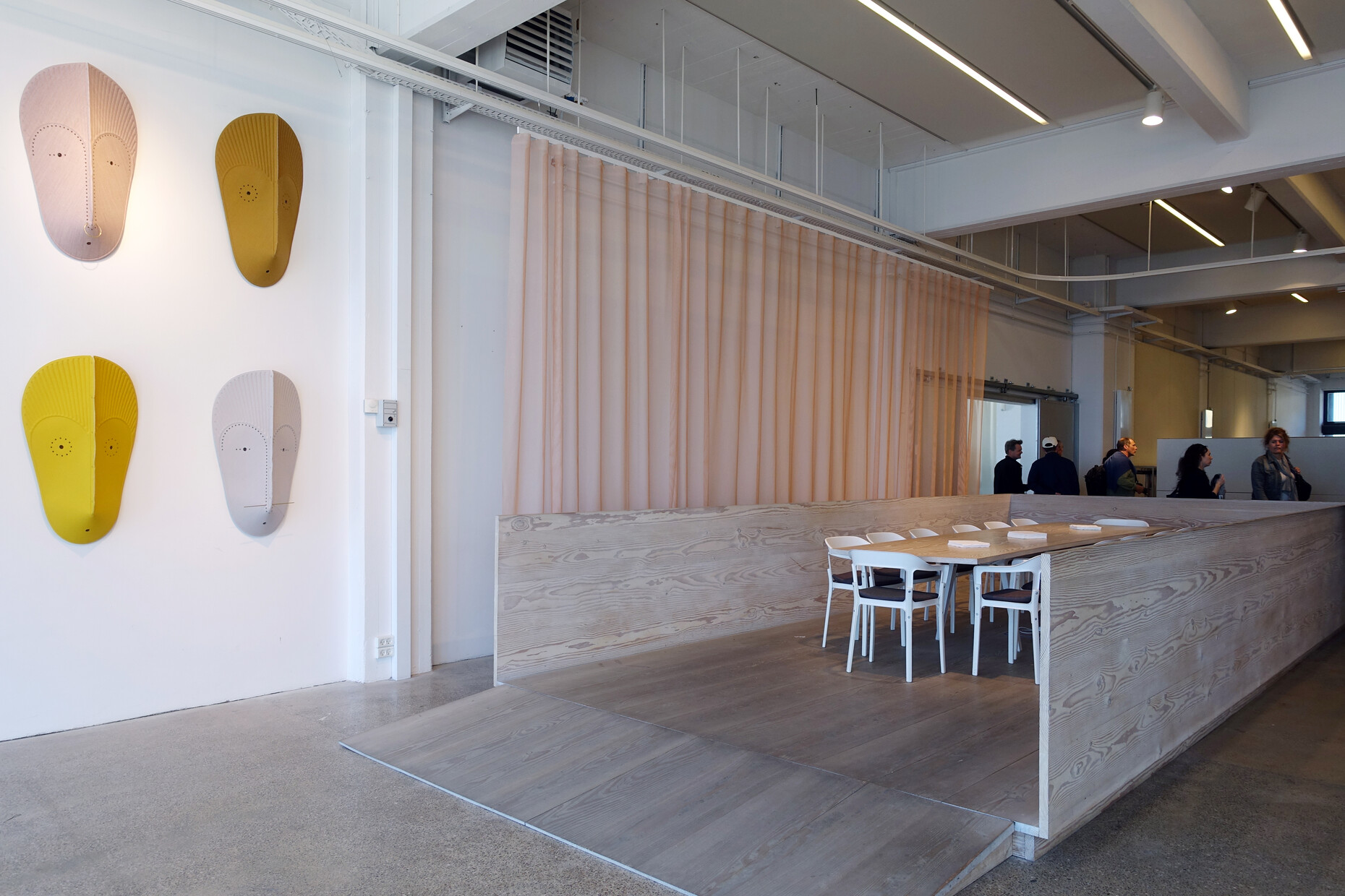 GamFratesi and Kvadrat presented the installation "Mask".
