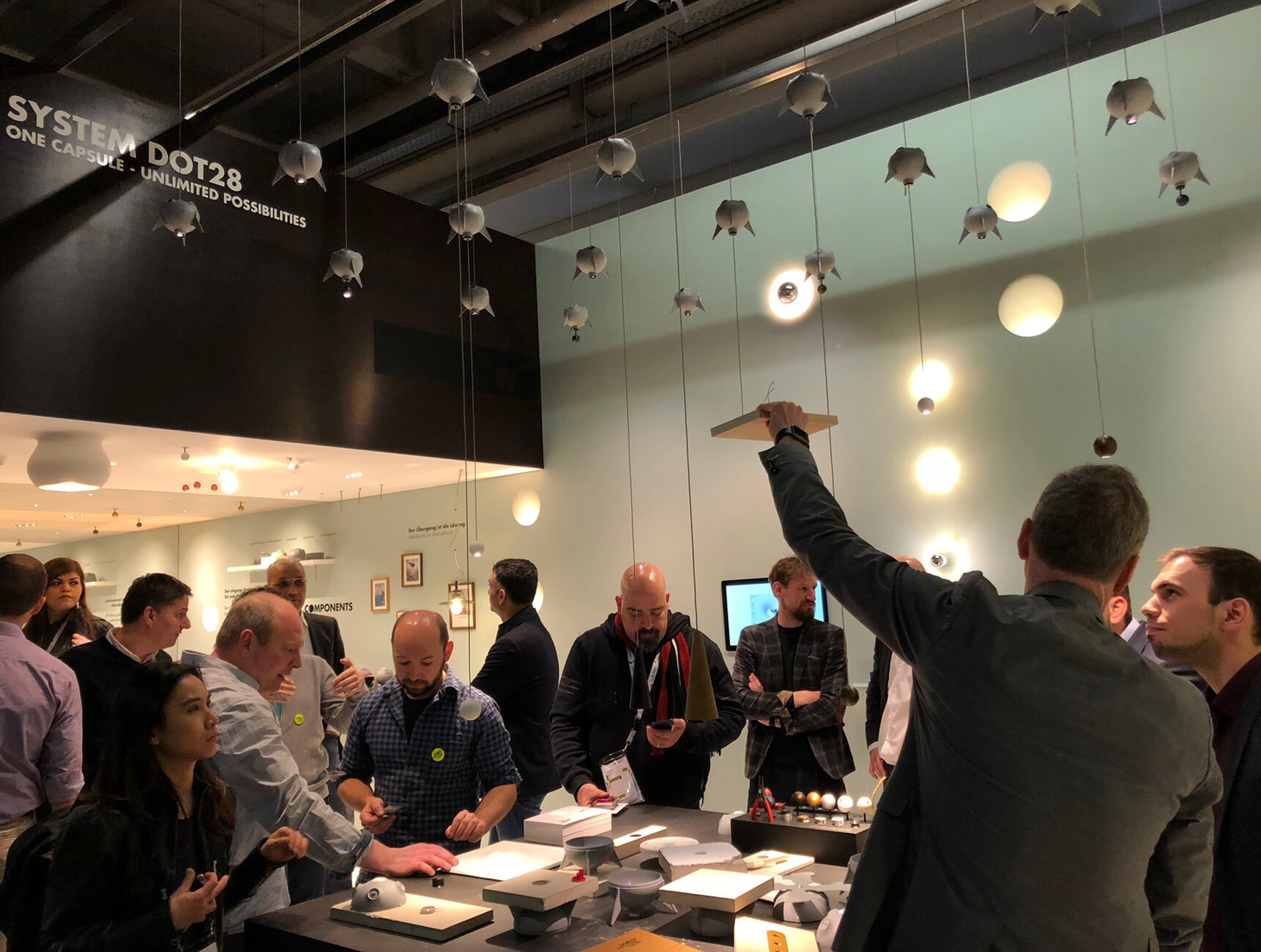 Light sources integrated flush into the ceiling by Georg Bechter Licht.