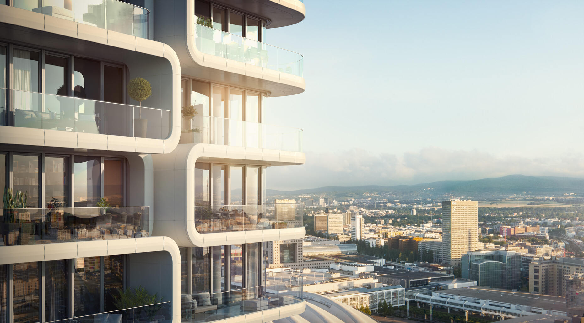 Grand Tower Frankfurt Magnus Kaminiarz Cie Rendering