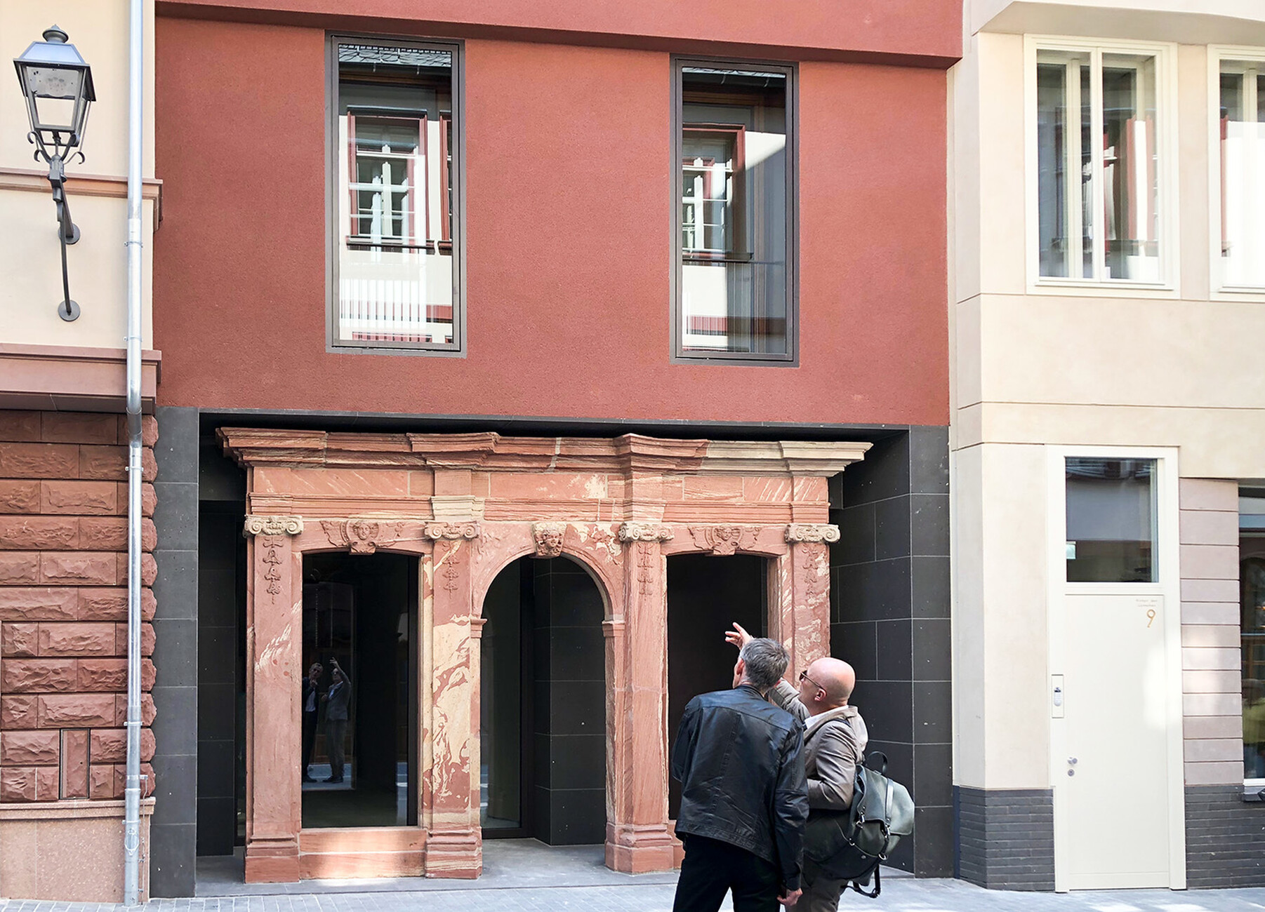 ​Historical spolia integrated in a new building​