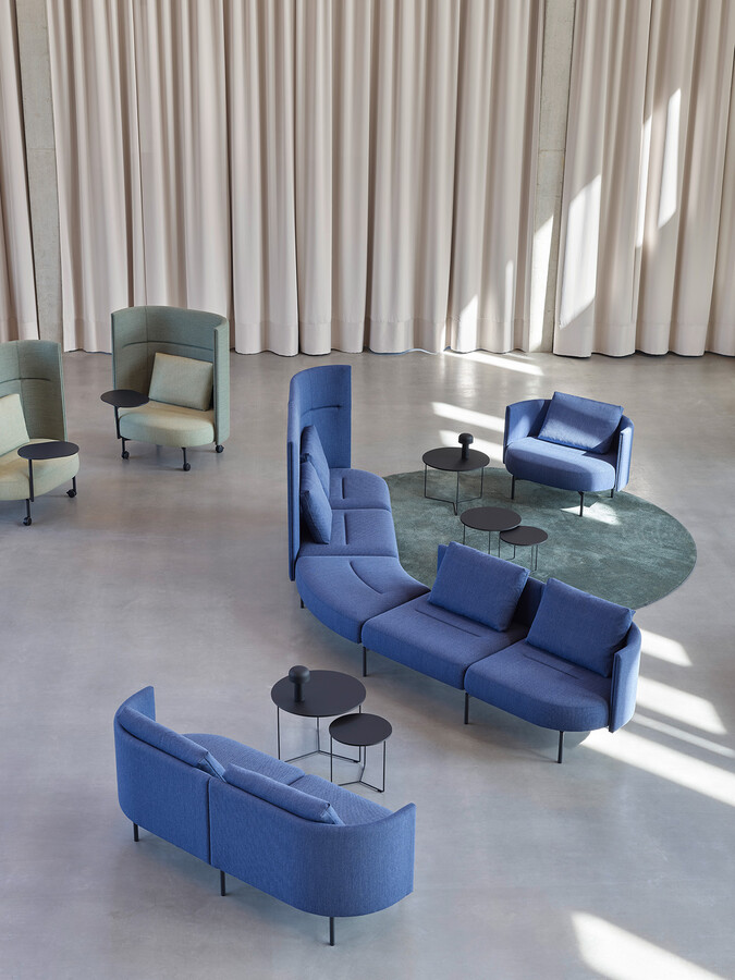 Brunner Flexible "oval" lounge system by jehs+laub STYLEPARK