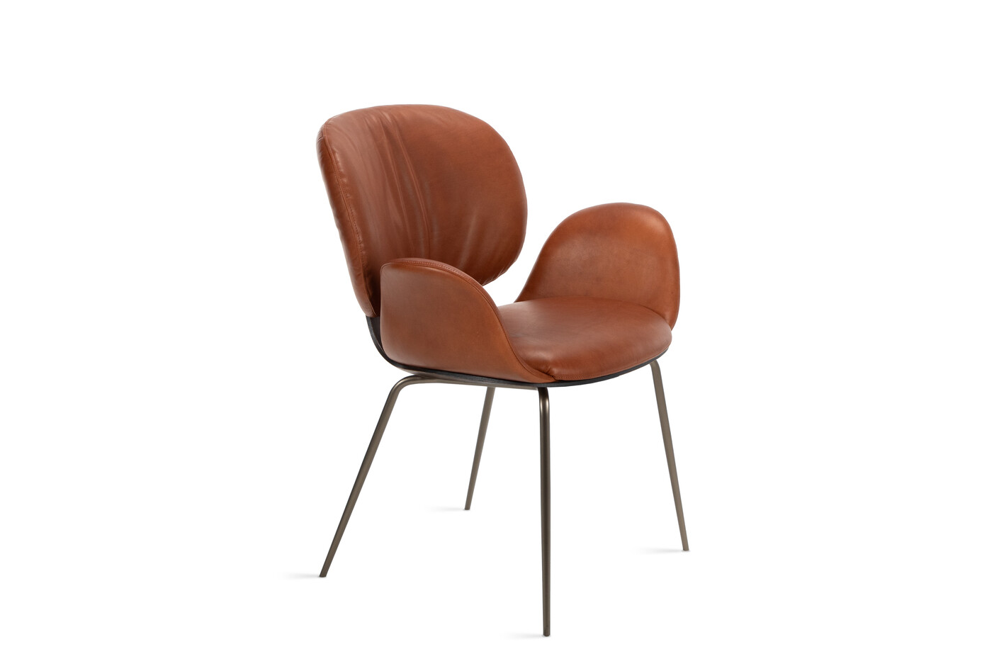 Ivy Armchair mit 4-Fuß Stahlgestell