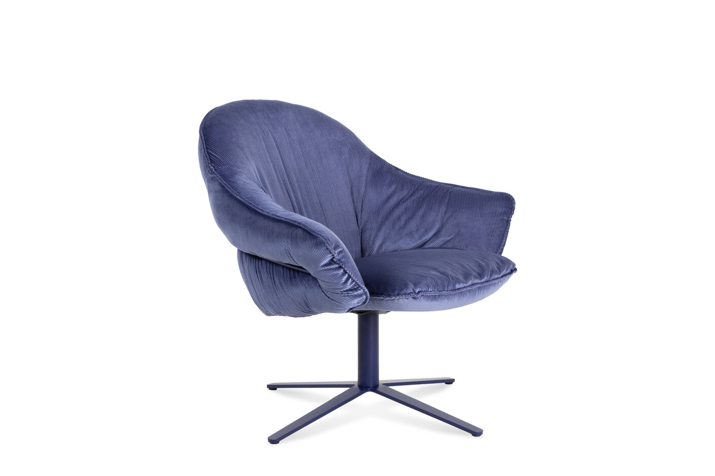 Marie Lounge Chair Low with x-base frame