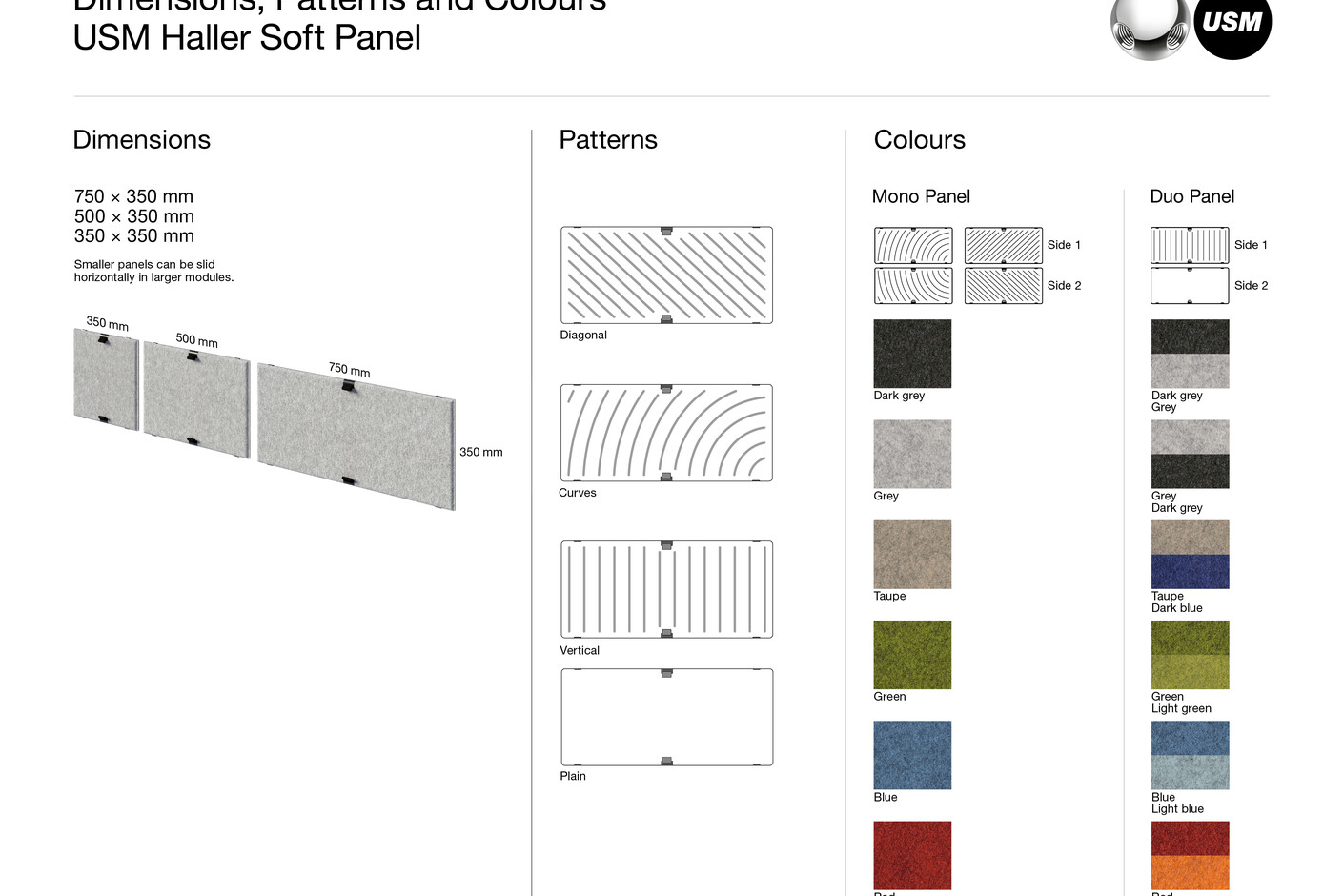 USM Haller Soft Panel | Orange