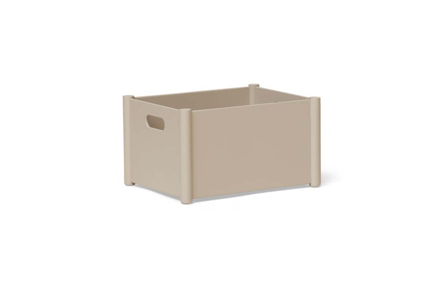 Pillar Storage Box, Medium, Warm  Grey