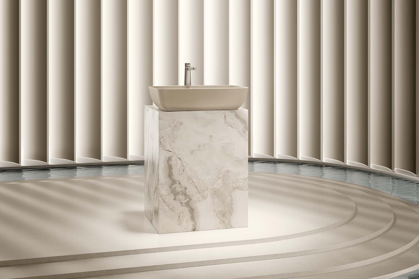 Artis surface-mounted washbasins