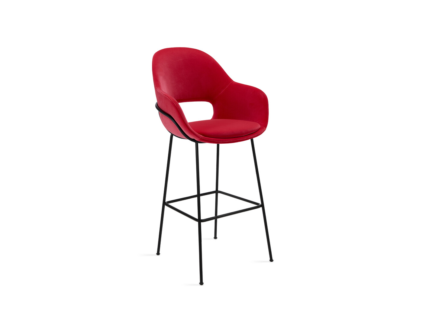 Theia Bar Armchair High with steel frame by Freifrau STYLEPARK