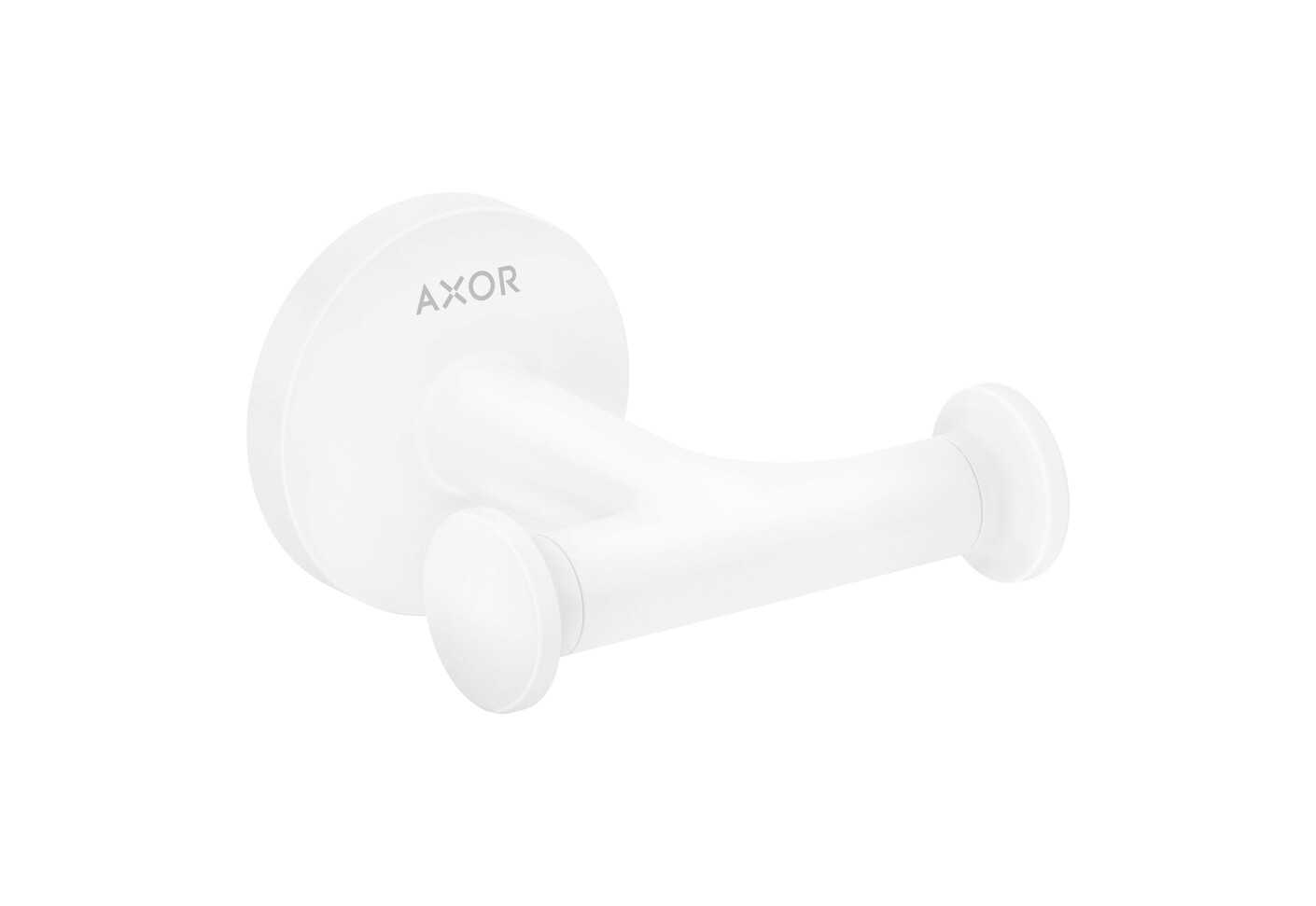 AXOR Universal Circular Towel hook double matt white by AXOR STYLEPARK