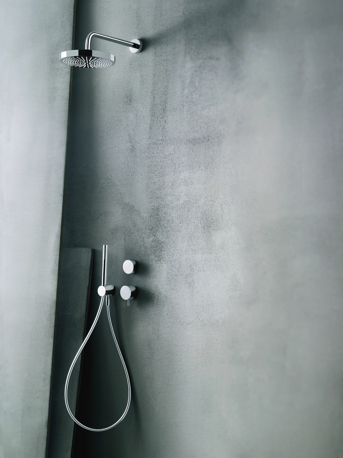 AF/21 Aboutwater Boffi / Fantini Built-in shower mixer , shower arm, Rain showerhead, Shower set