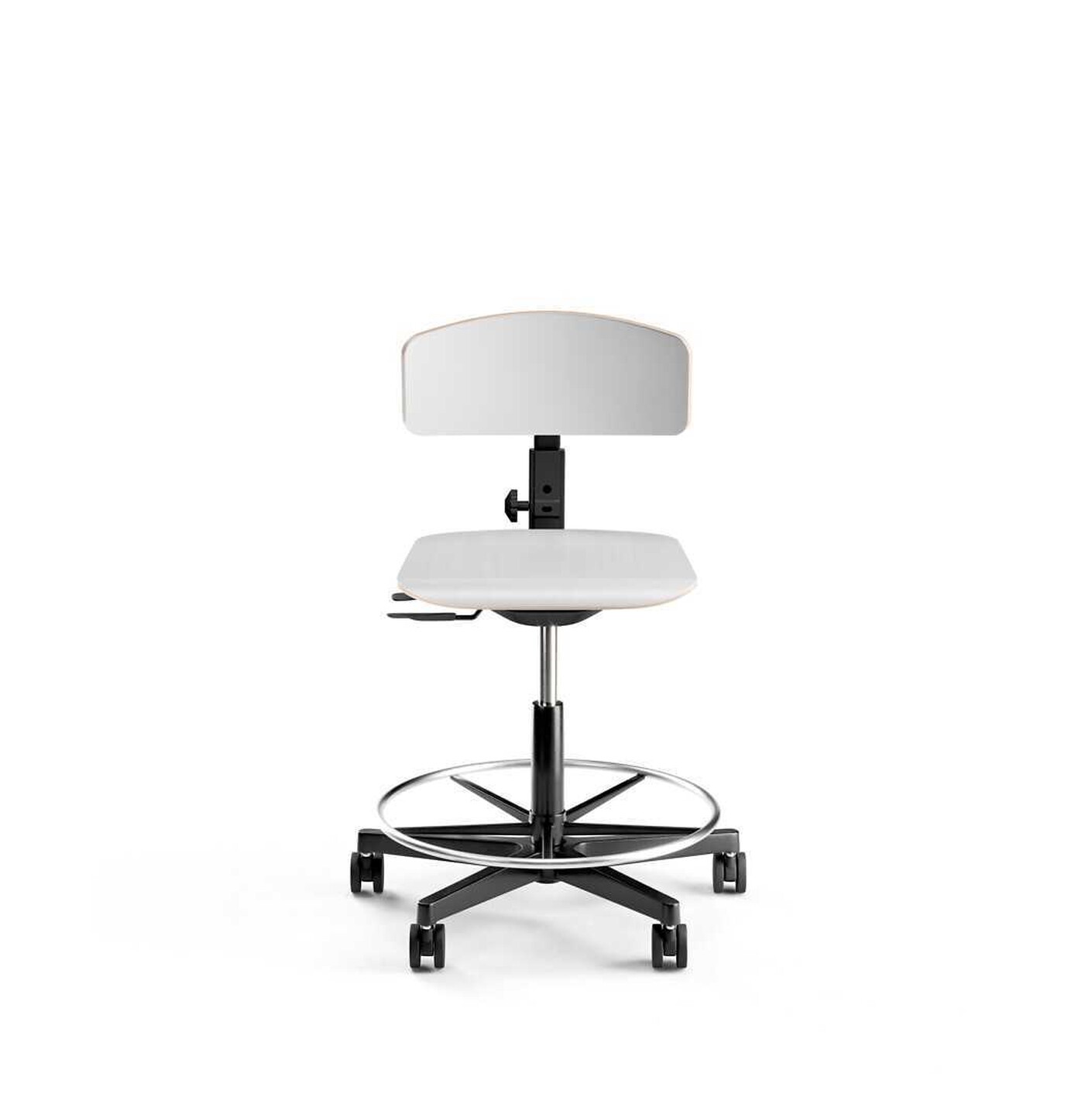 Elly chair with five star base and height adjustment