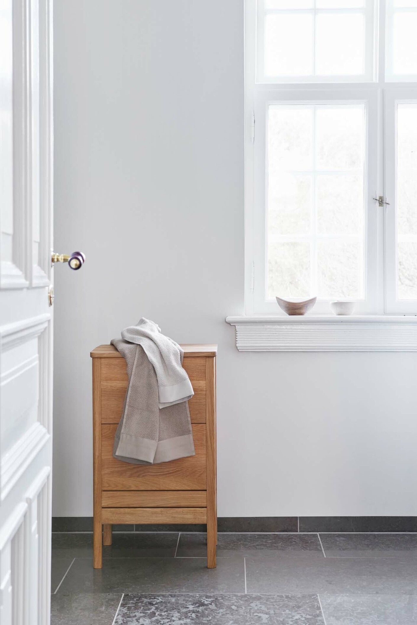 A Line Laundry Box, Oak