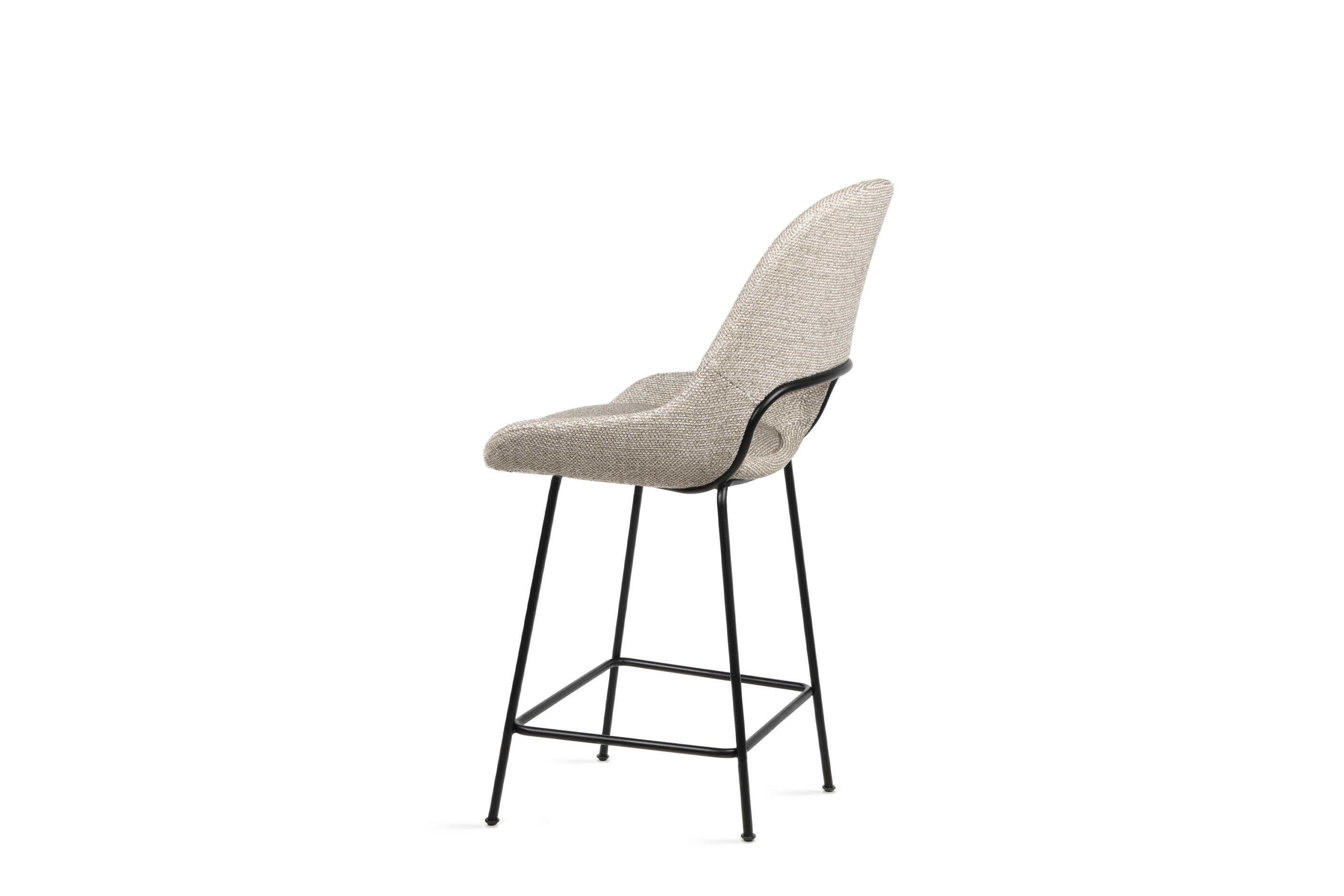Theia Kitchen Armchair Low with steel frame by Freifrau STYLEPARK