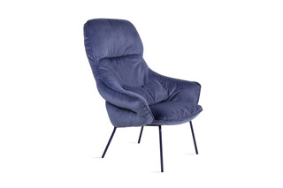 Marie Lounge Chair High mit Stahlgestell  by  Freifrau