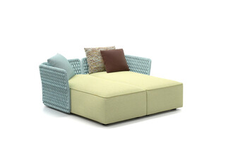 Brique Full Weaved Sofa Composition  by  Nodo italia