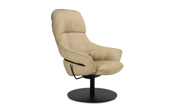 Marie Lounge Chair High mit Tellerfuß mit Wipp-Kippmechanik